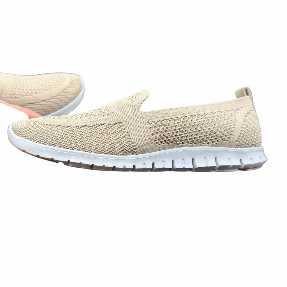 Cole Haan ZeroGrand Knit Slip-On Loafers Beige Womens Lightweight Comfort 9 1/2 - Picture 6 of 13